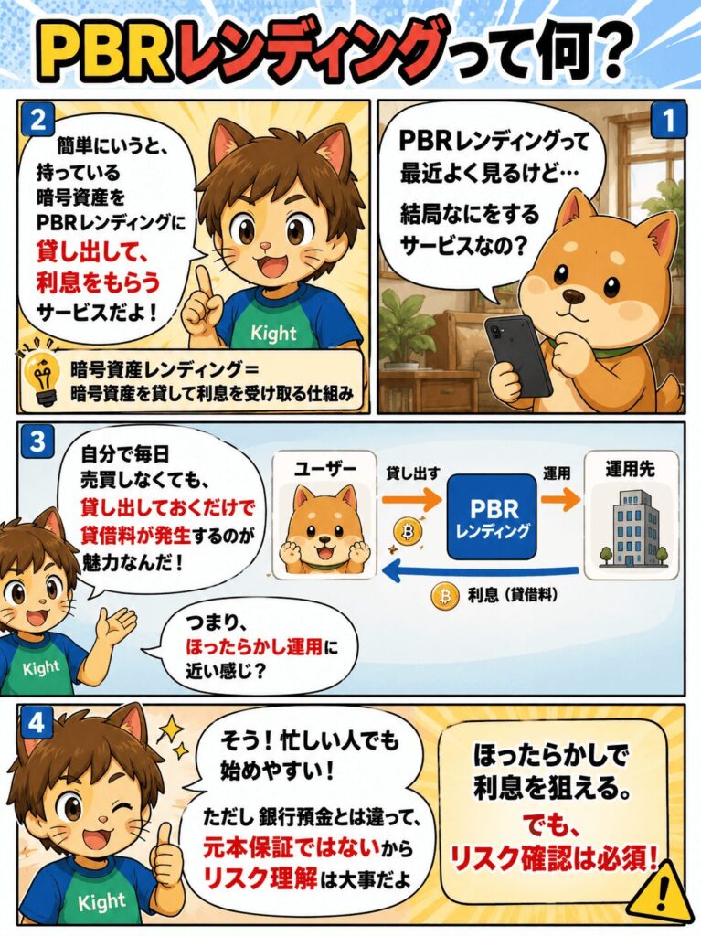 PBRレンディングの仕組みを漫画で解説